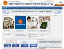 Tablet Screenshot of lanhsuvietnam.gov.vn